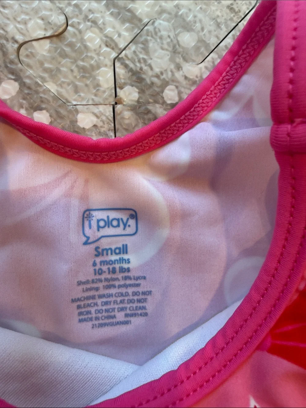 Swimsuit with built-in padded swim diaper
